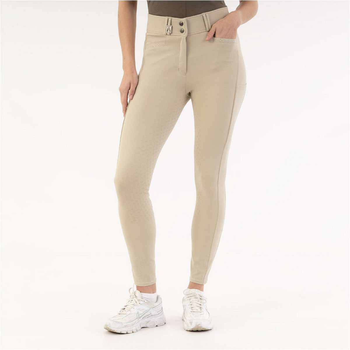 ANKY Pantaloni da Equitazione Lucidity XR261102 Full Grip Island Fossil