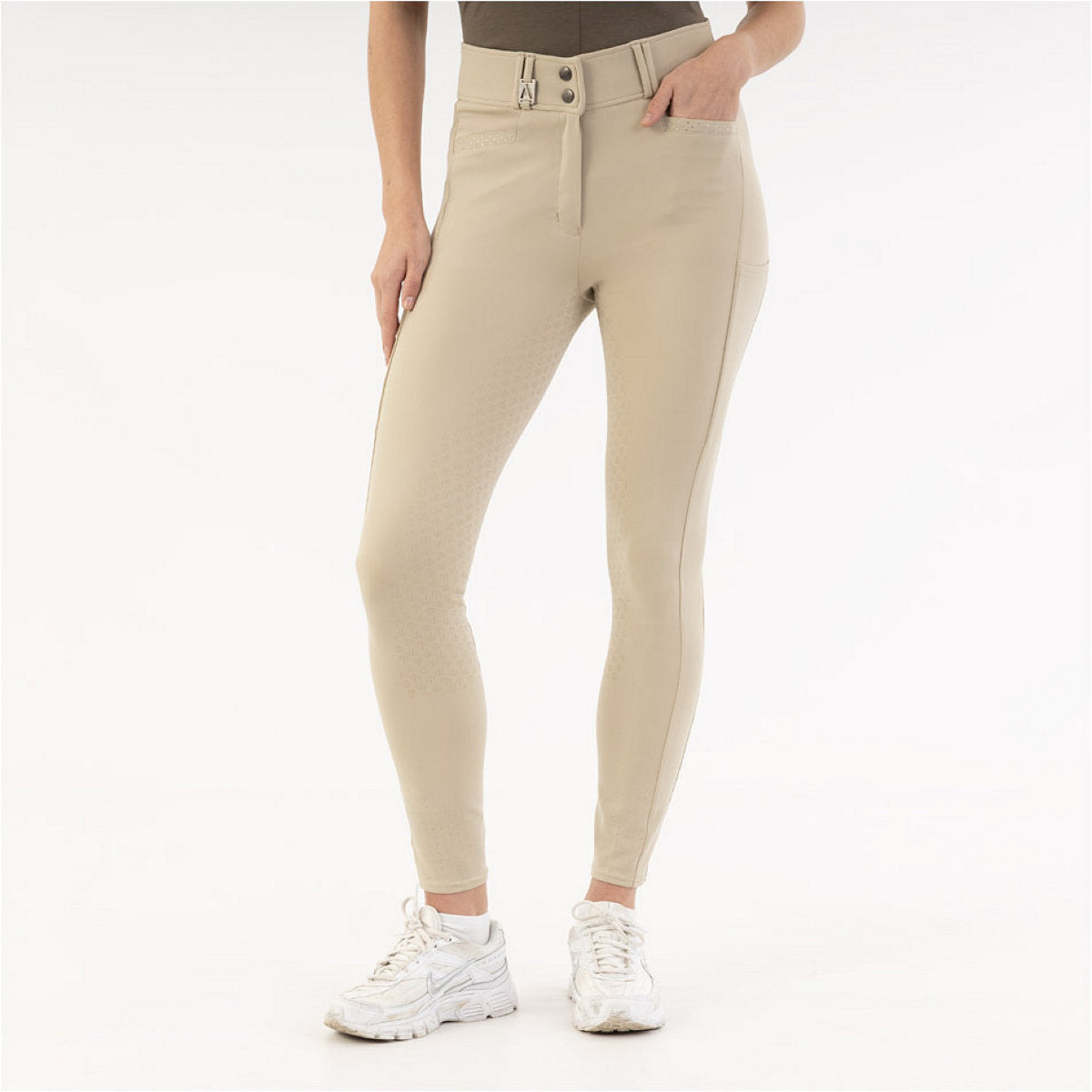 ANKY Pantaloni da Equitazione Lucidity XR261102 Full Grip Island Fossil