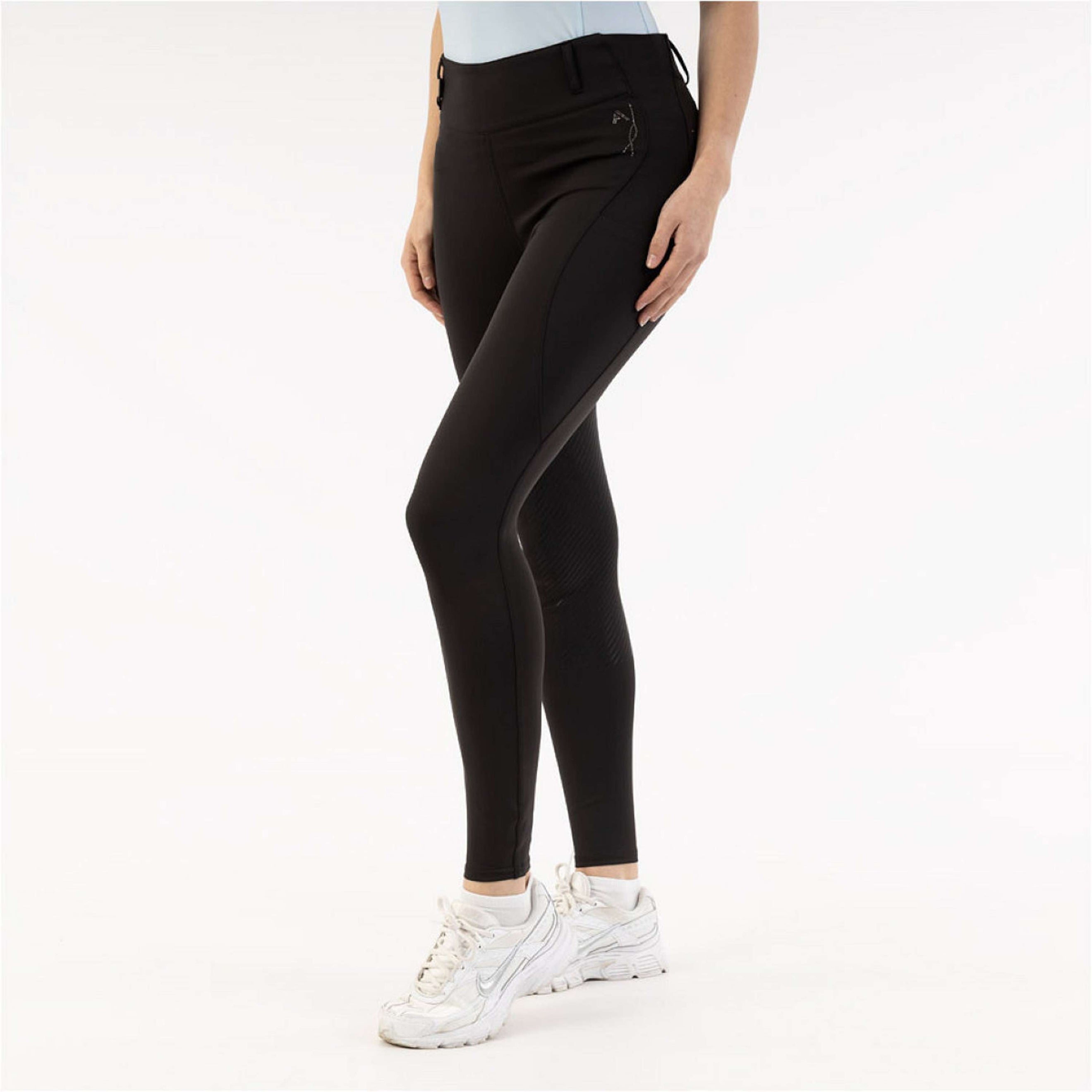 ANKY Leggings da Equitazione Purity XR261103 Full Grip Nero