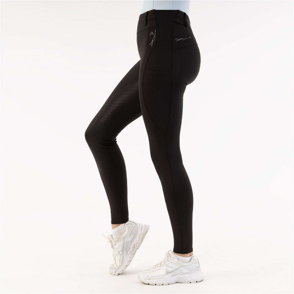 ANKY Leggings da Equitazione Purity XR261103 Full Grip Nero