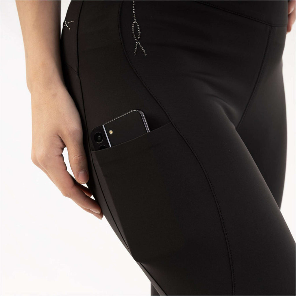 ANKY Leggings da Equitazione Purity XR261103 Full Grip Nero