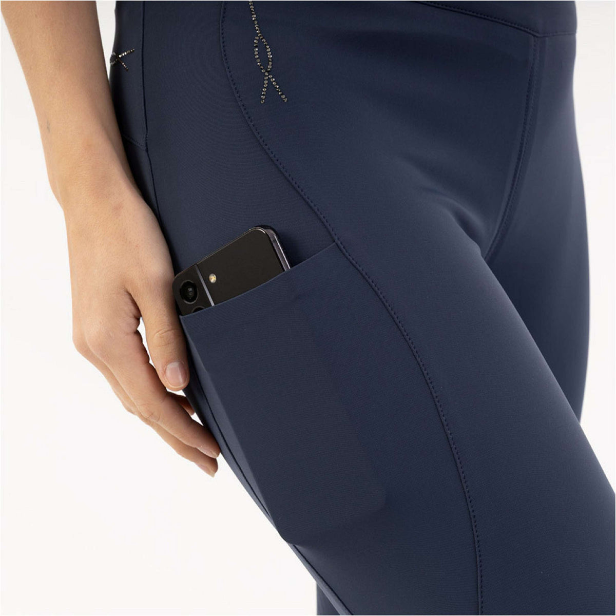 ANKY Leggings da Equitazione Purity XR261103 Full Grip Indaco dell'umore