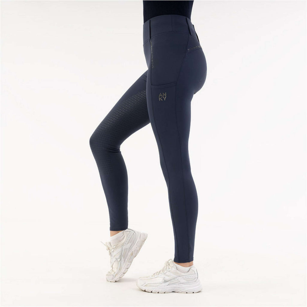 ANKY Leggings da Equitazione Serenity XR261104 Full Grip Indaco dell'umore