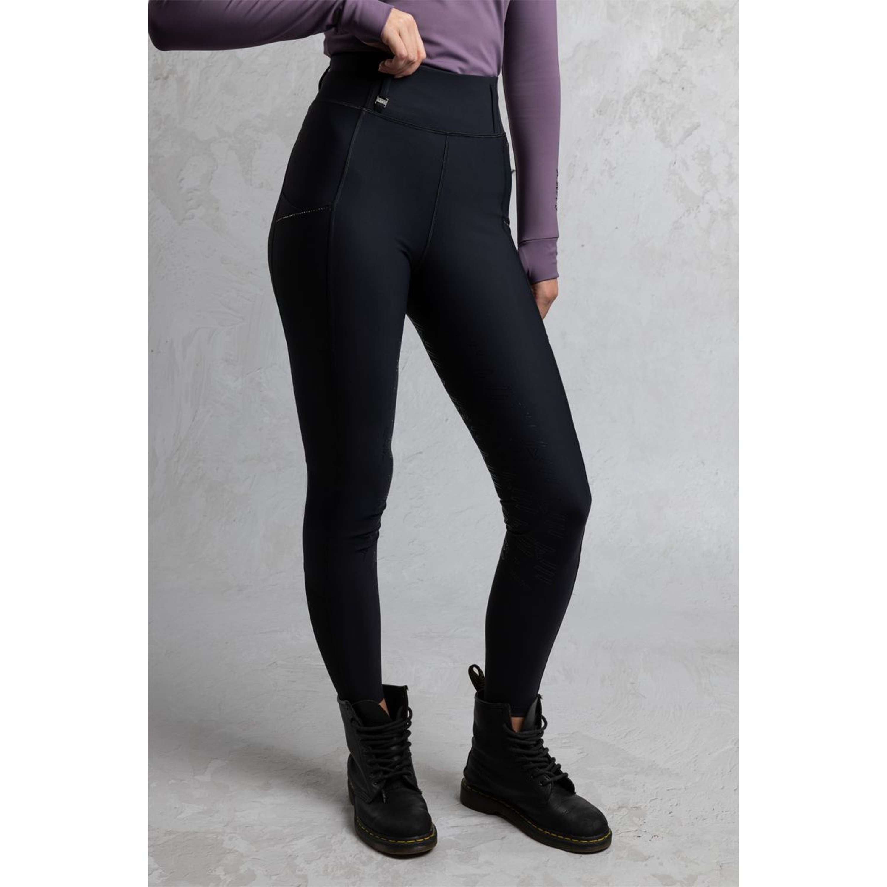 ANKY Leggings da Equitazione Harmony XR262104 Full Grip Nero