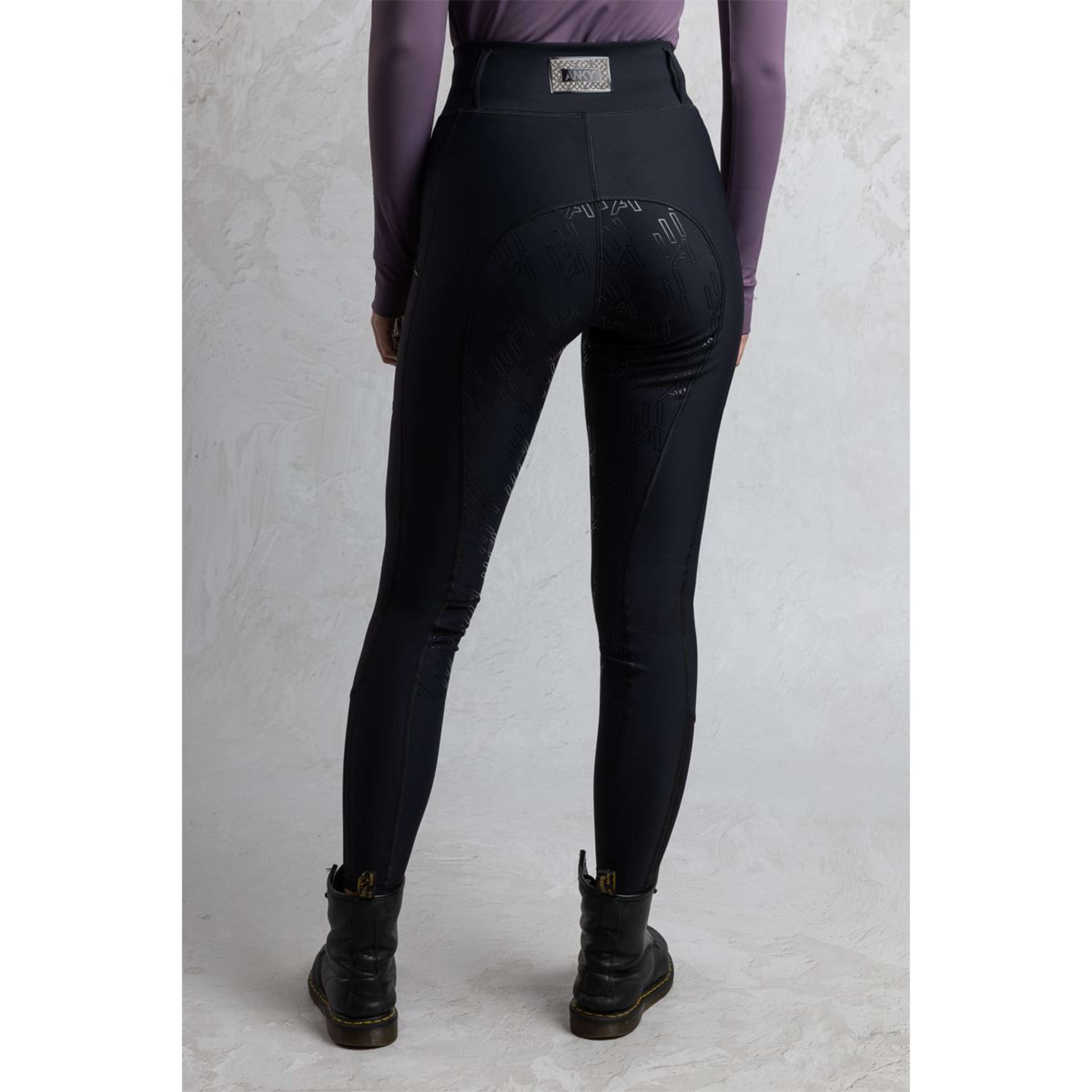 ANKY Leggings da Equitazione Harmony XR262104 Full Grip Nero