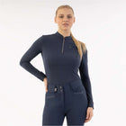 ANKY Maglia a Maniche Lunghe Zip Up ATC261203 Indaco dell'umore