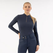 ANKY Maglia a Maniche Lunghe Zip Up ATC261203 Indaco dell'umore
