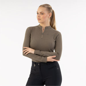 ANKY Maglia a Maniche Lunghe Zip Up ATC261203 Bungee Cord