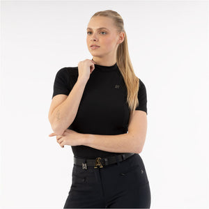 ANKY Maglietta Mockneck Tee ATC261205 Nero