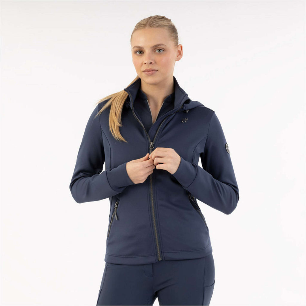 ANKY Felpa con cappuccio e zip Hooded Tech ATC251101 Indaco dell'umore