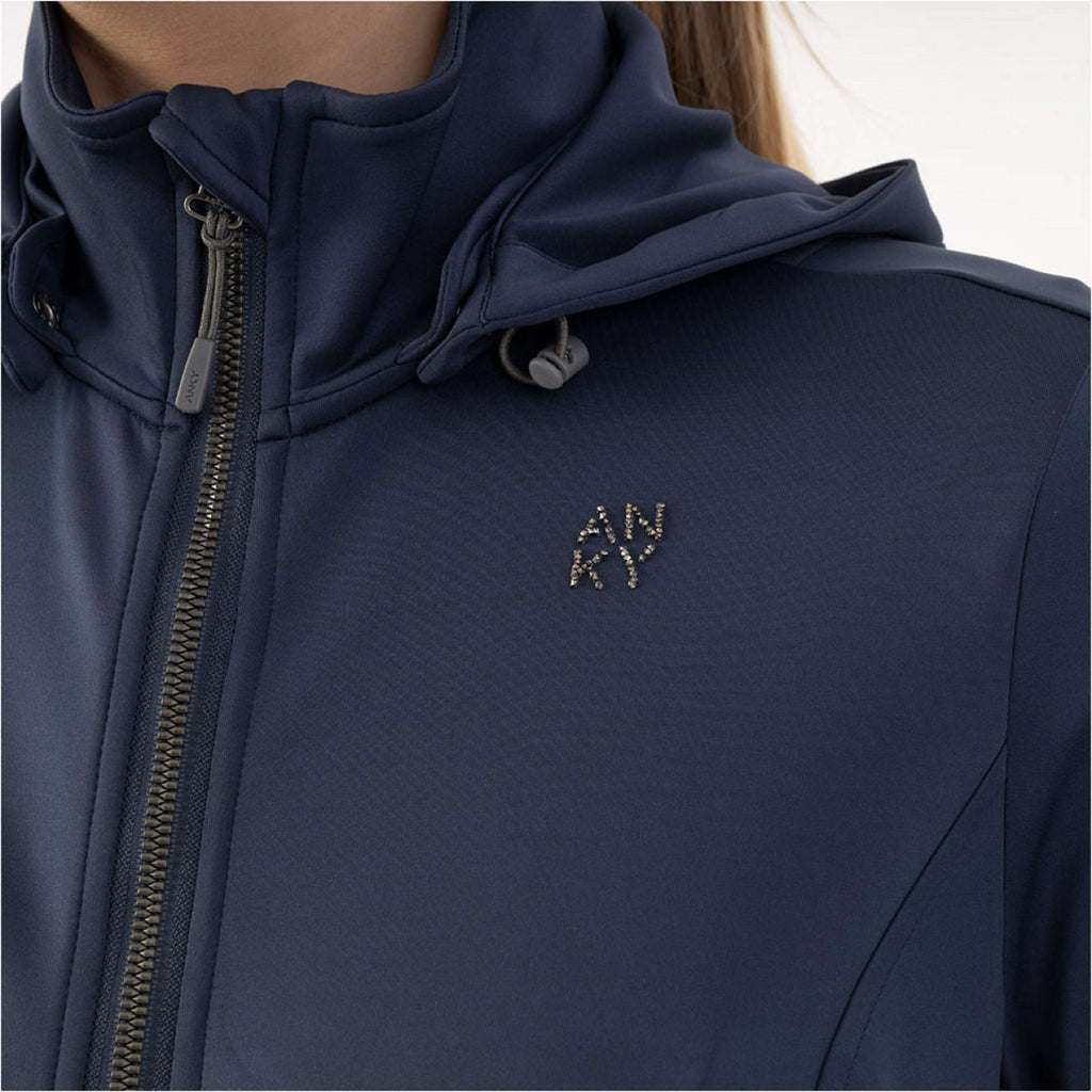 ANKY Felpa con cappuccio e zip Hooded Tech ATC251101 Indaco dell'umore