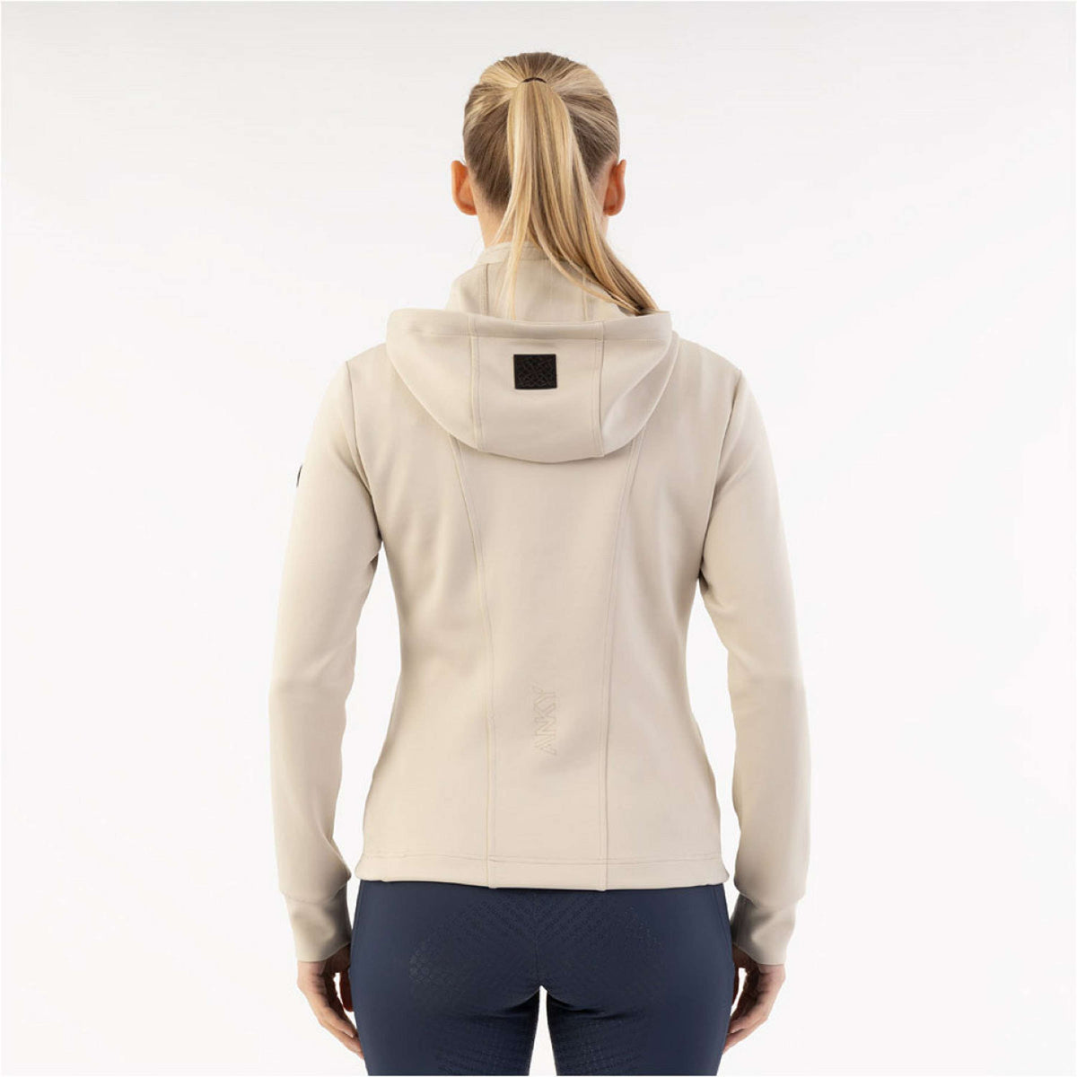 ANKY Felpa con cappuccio e zip Hooded Tech ATC251101 Island Fossil