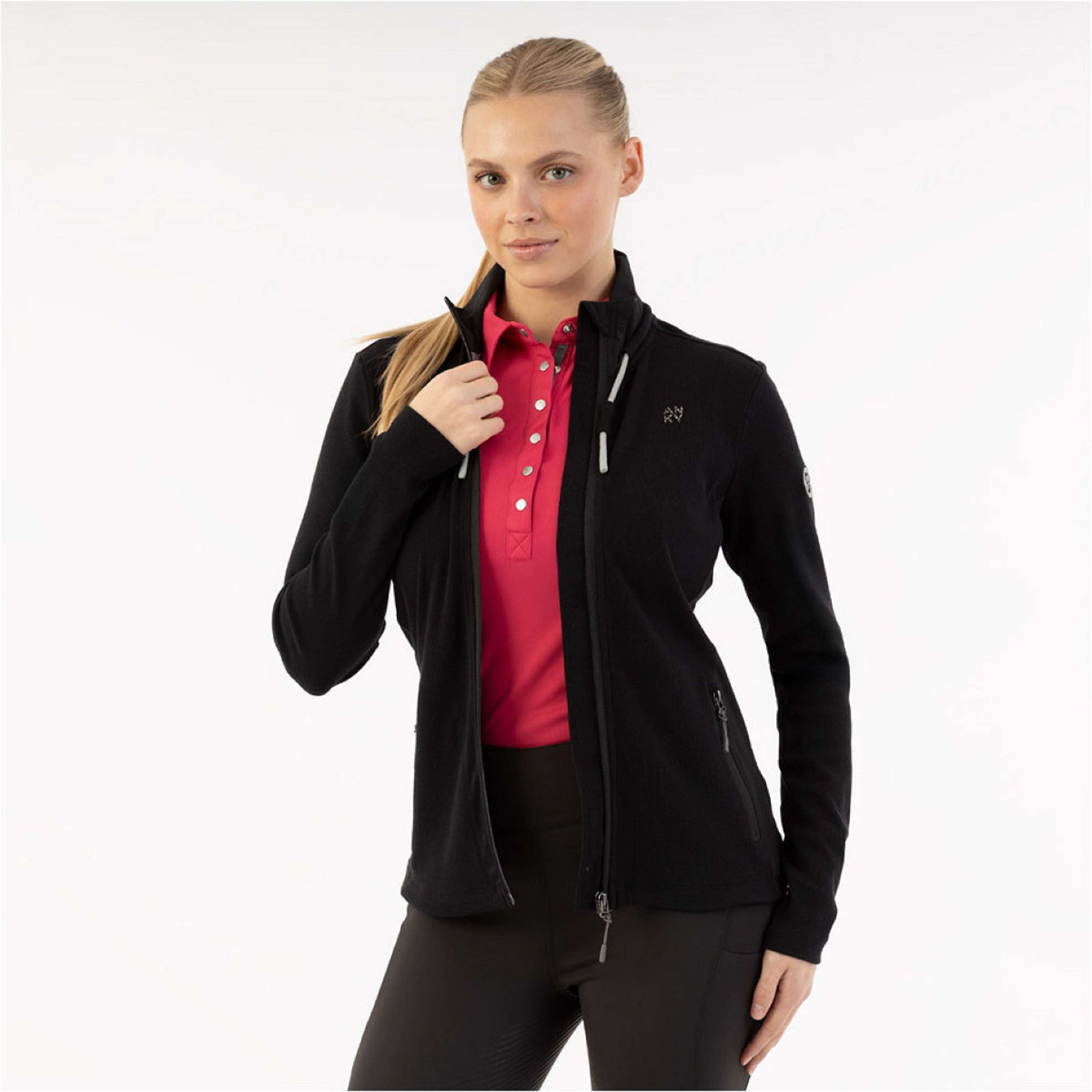 ANKY Felpa con cappuccio e zip Jersey ATC261105 Nero