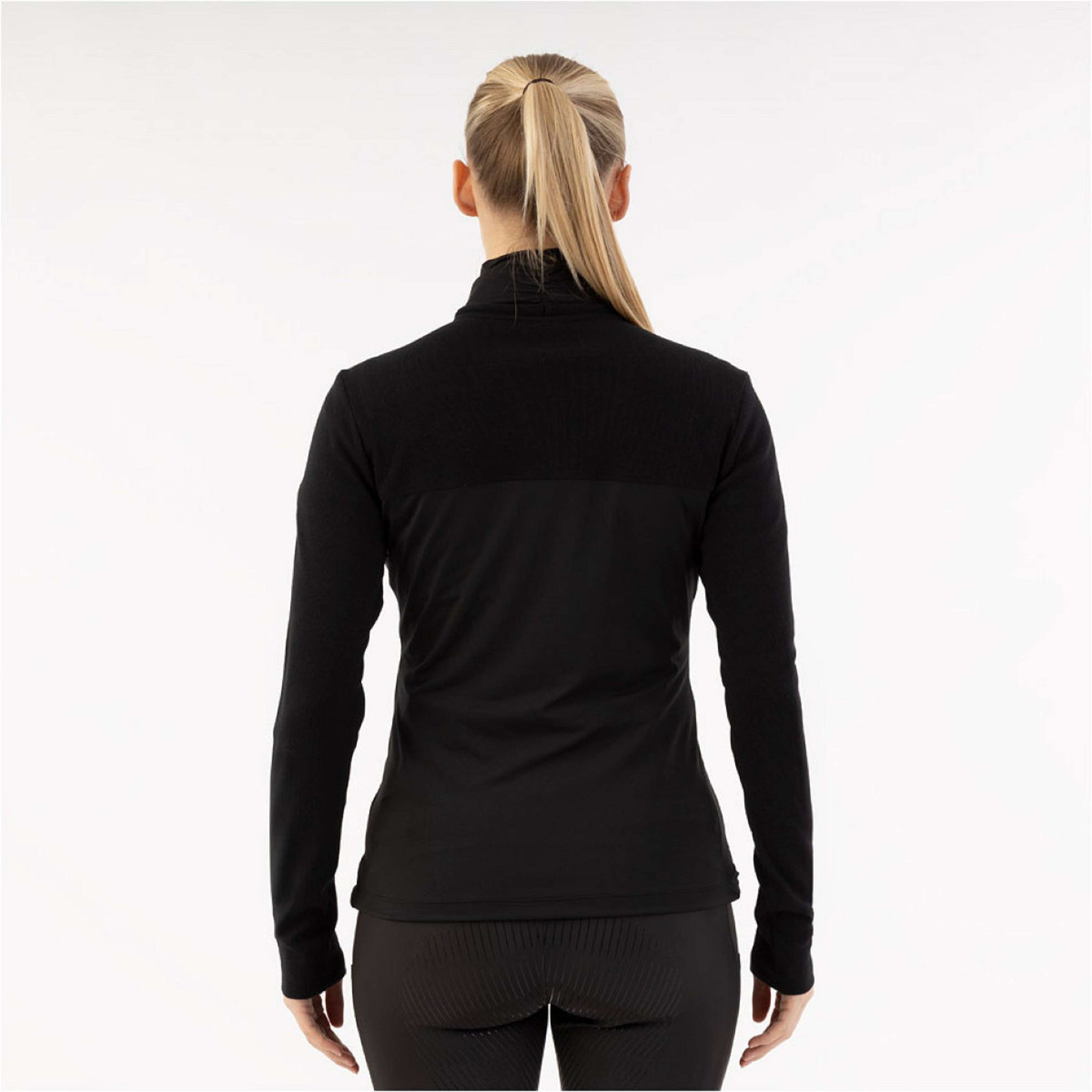 ANKY Felpa con cappuccio e zip Jersey ATC261105 Nero