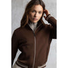 ANKY Felpa con cappuccio e zip ATC262105 Chestnut