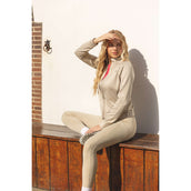 ANKY Pantaloni da Equitazione Lucidity XR261102 Full Grip Island Fossil