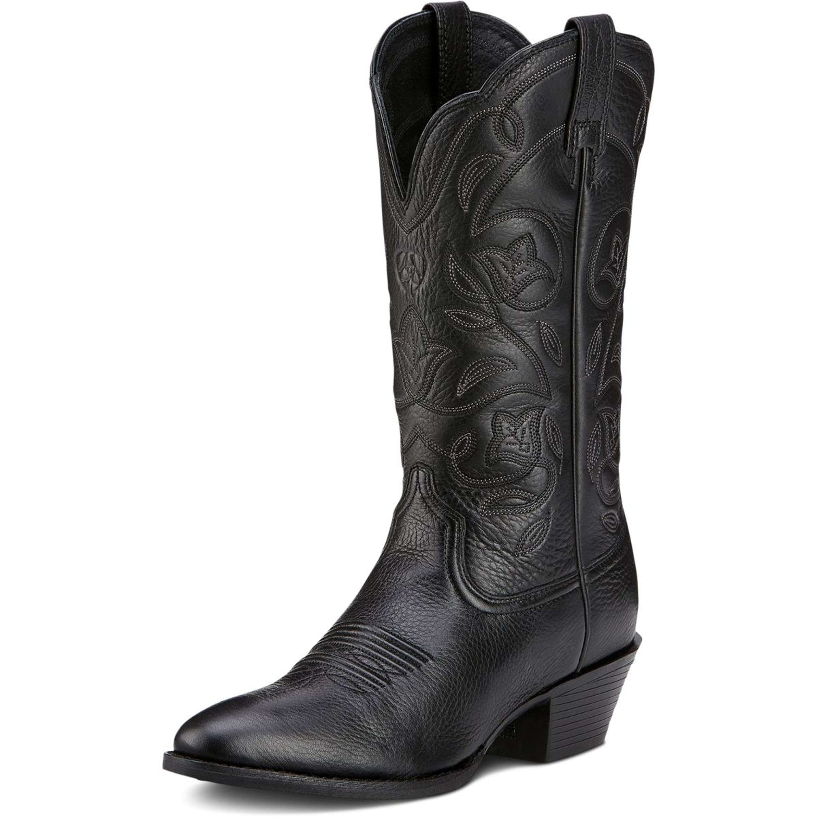 Ariat Stivale western Heritage Black Deertan Ariat Stivale western Heritage Black Deertan
