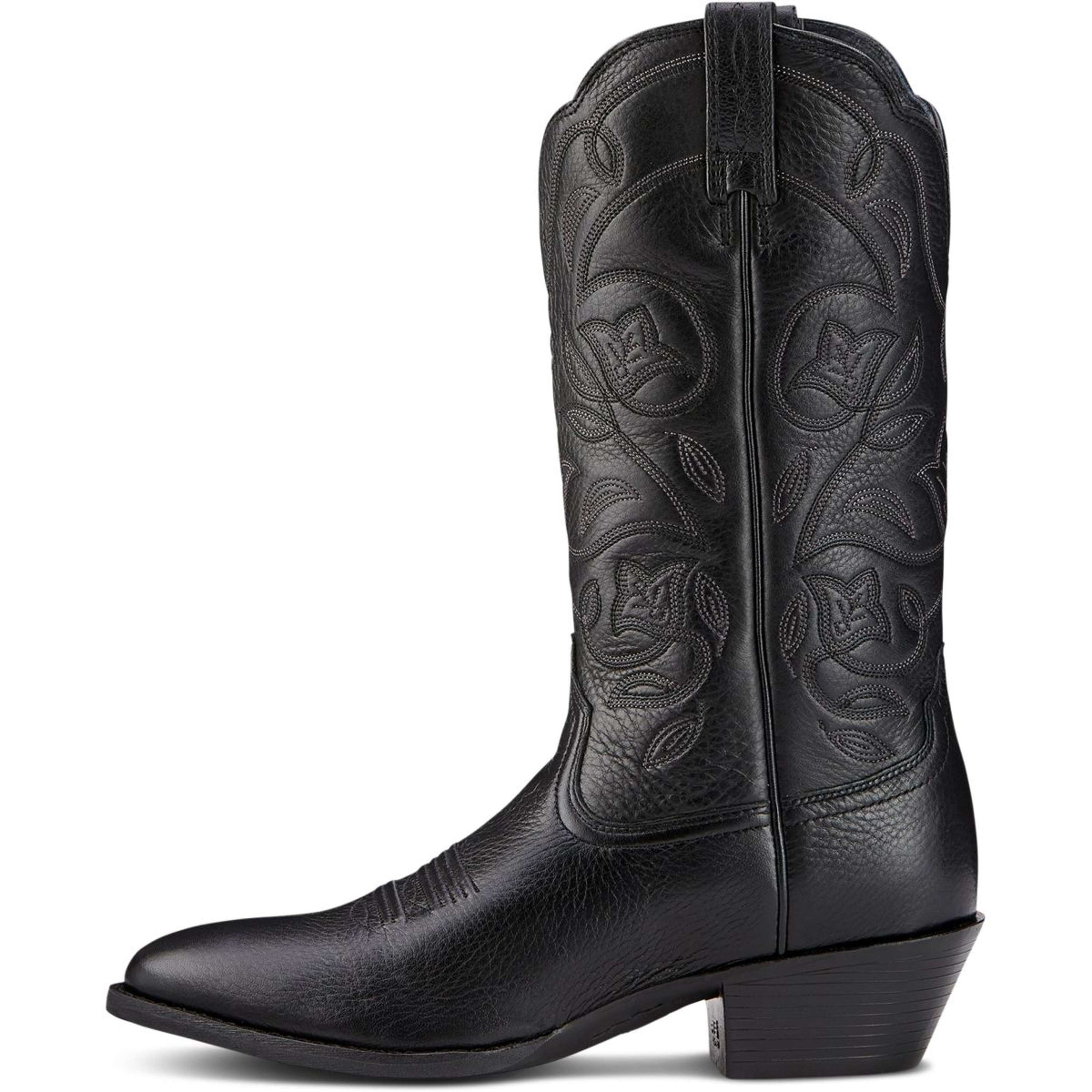 Ariat Stivale western Heritage Black Deertan Ariat Stivale western Heritage Black Deertan