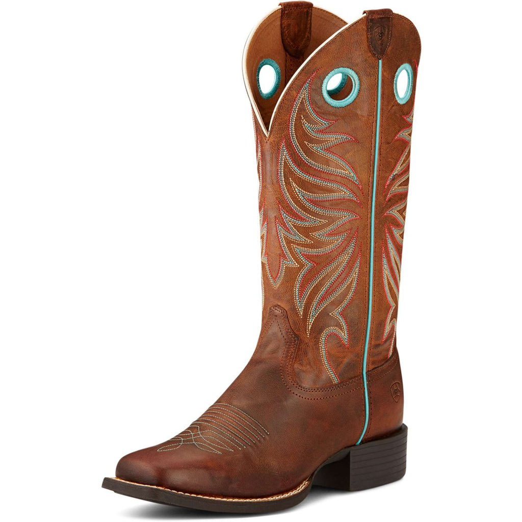Ariat Stivali Western Round Up Ryder Donne Sassy Brown