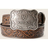 Ariat Cintura Cow Buckle Uomini Nero