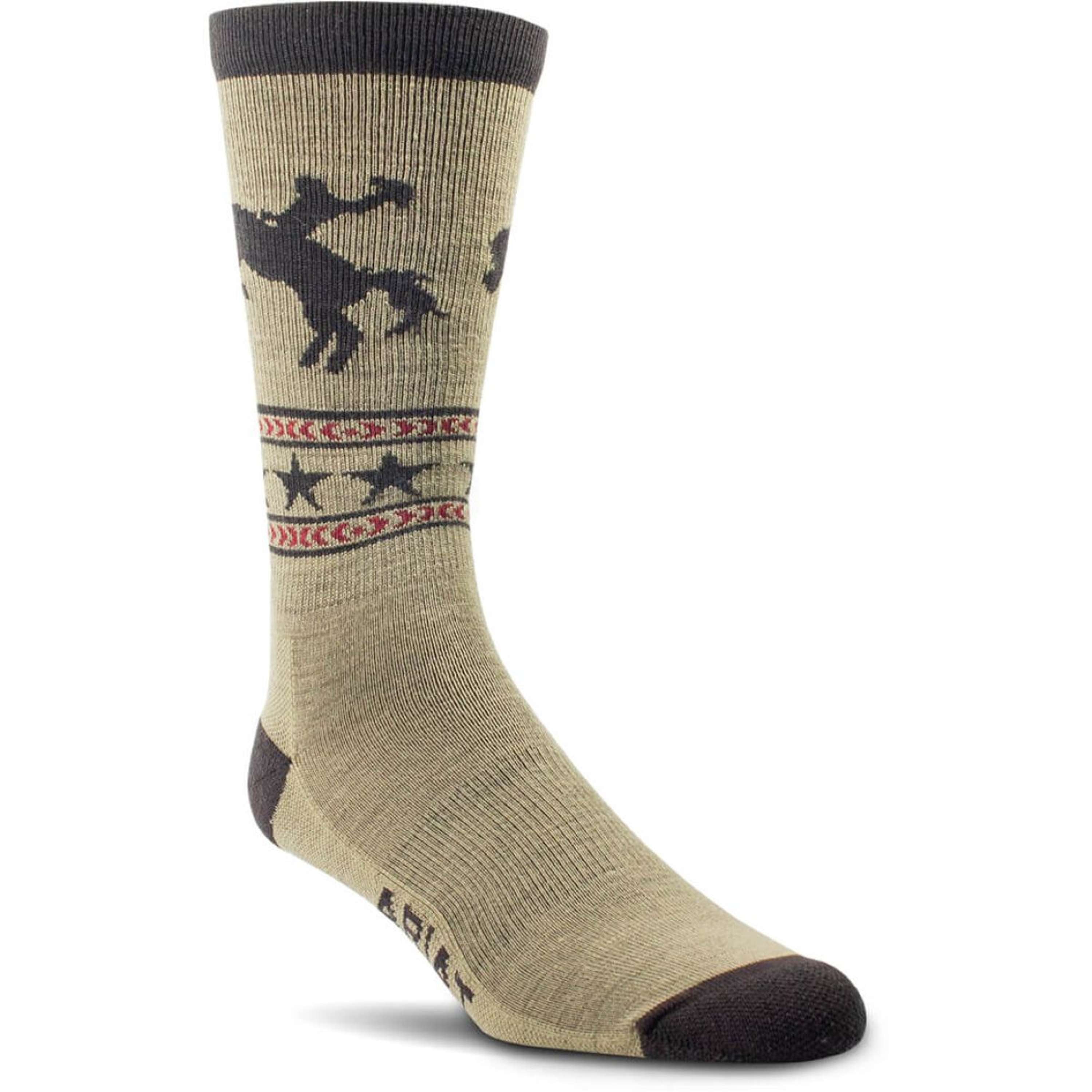 Ariat Calzini Bronc Rider Marrone