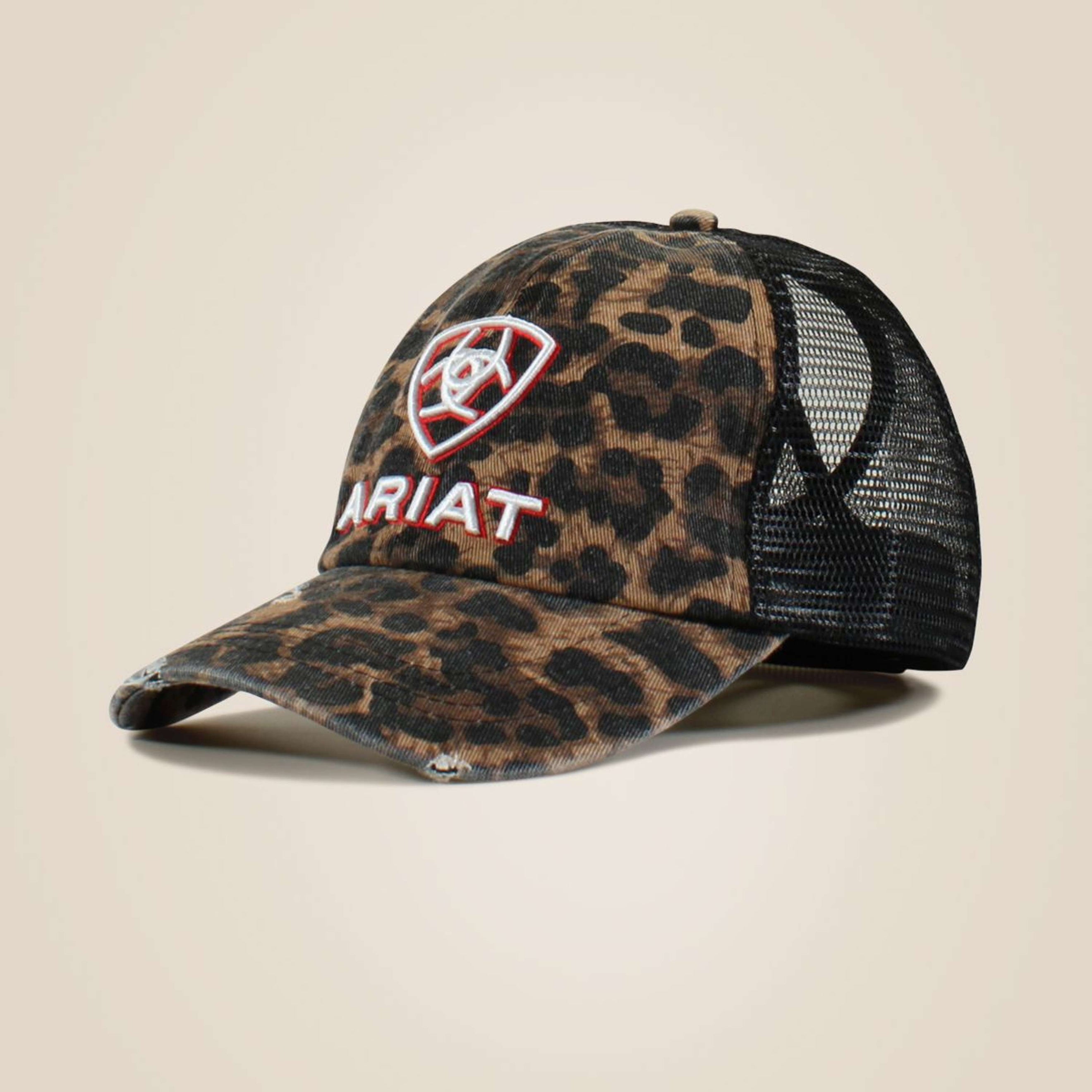 Ariat Cappello Embellished Logo Cheetah Print Donne Nero Ariat Cappello Embellished Logo Cheetah Print Donne Nero