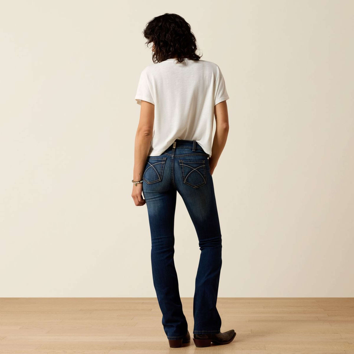 Ariat Jeans Rosa Perfect Rise Boot Cut Donne Lita