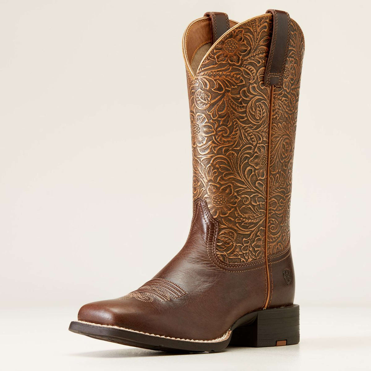 Ariat Stivali Western Round Up Wide Donne Marrone