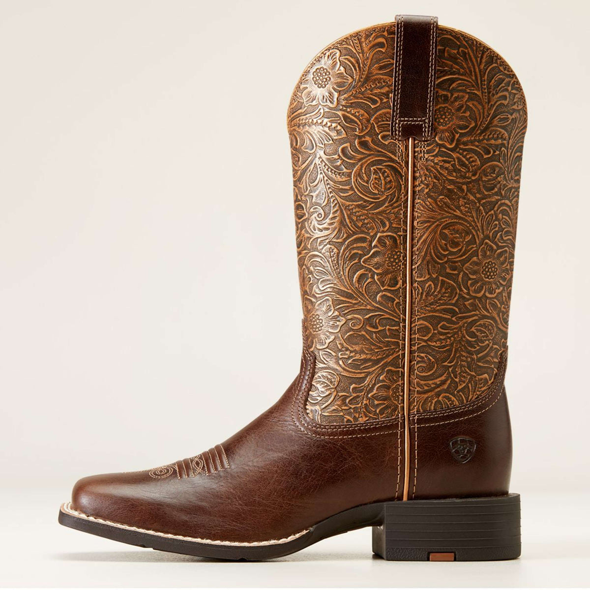 Ariat Stivali Western Round Up Wide Donne Marrone