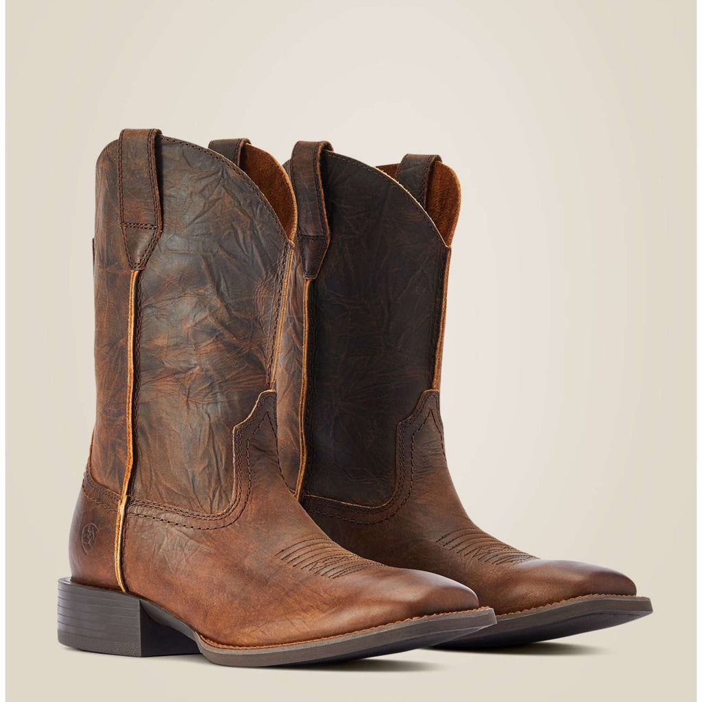Ariat Stivali Western Sport Rambler Uomini Bartop Brown