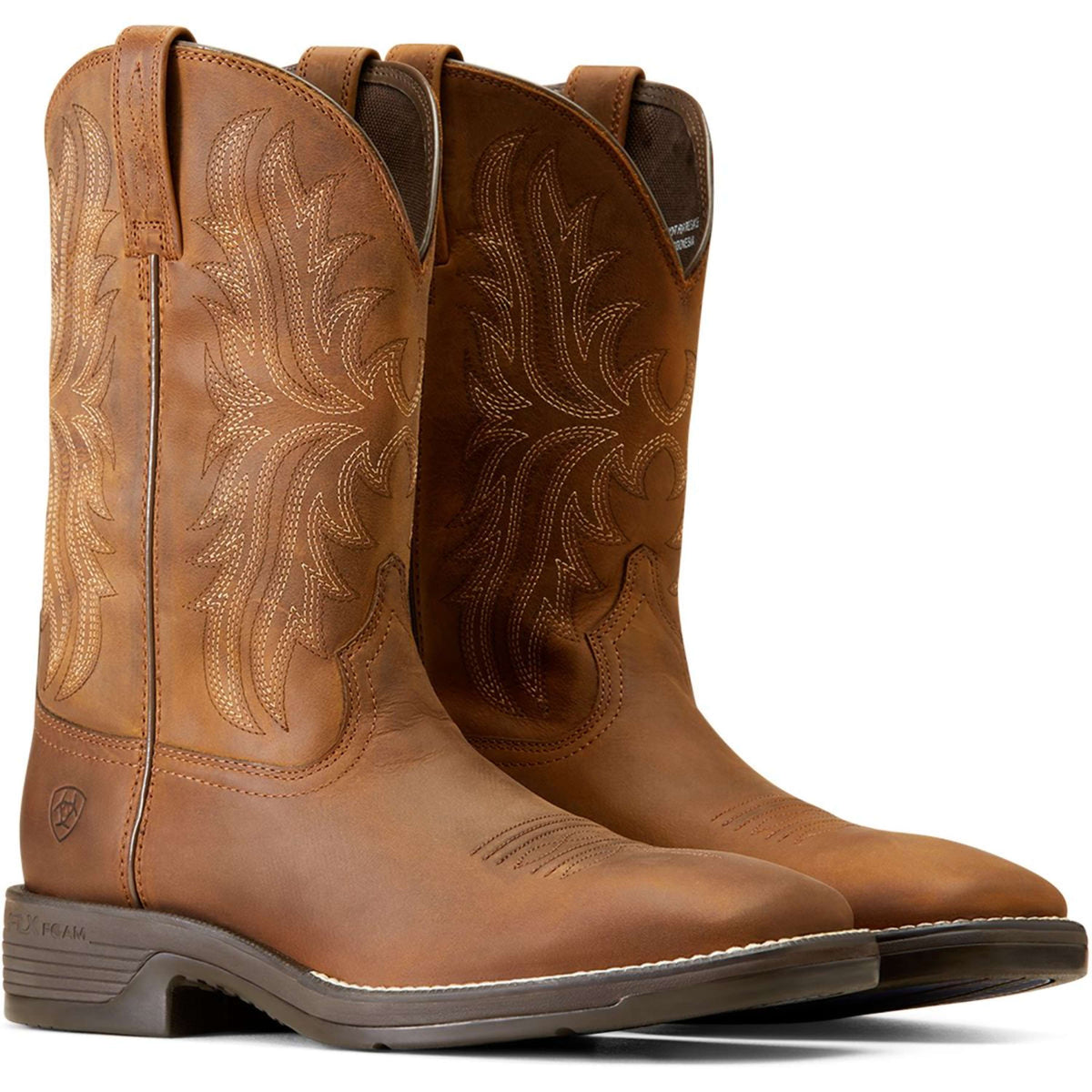 Ariat Stivale occidentale Ridgeback Uomini Oily Distressed Tan