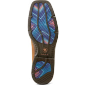 Ariat Stivale occidentale Ridgeback Uomini Oily Distressed Tan