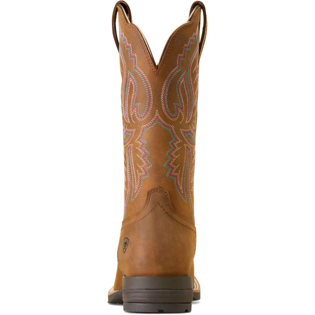 Ariat Stivali Western Hybrid Ranchwork Donne Distressed Tan