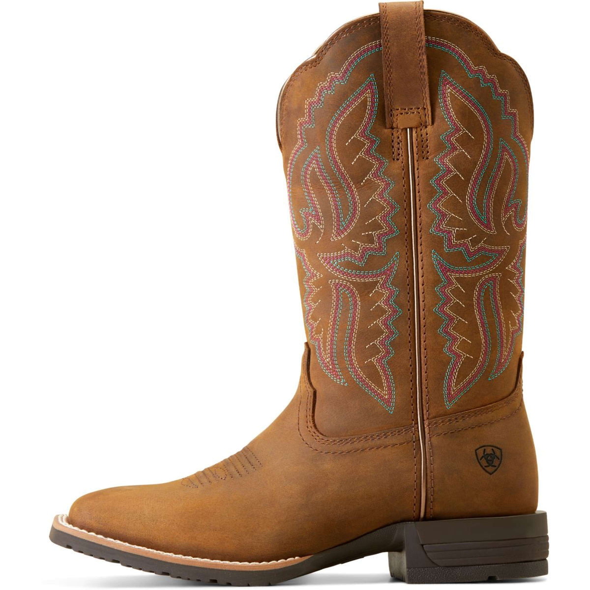 Ariat Stivali Western Hybrid Ranchwork Donne Distressed Tan