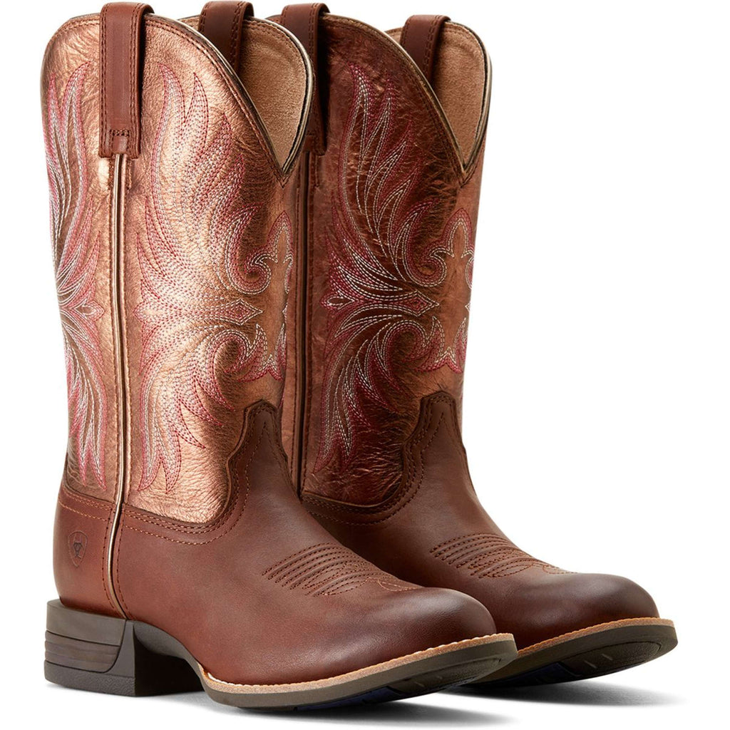 Ariat Stivali Western Ranahan Sena Donne Sienna Saddle/Rusty Red