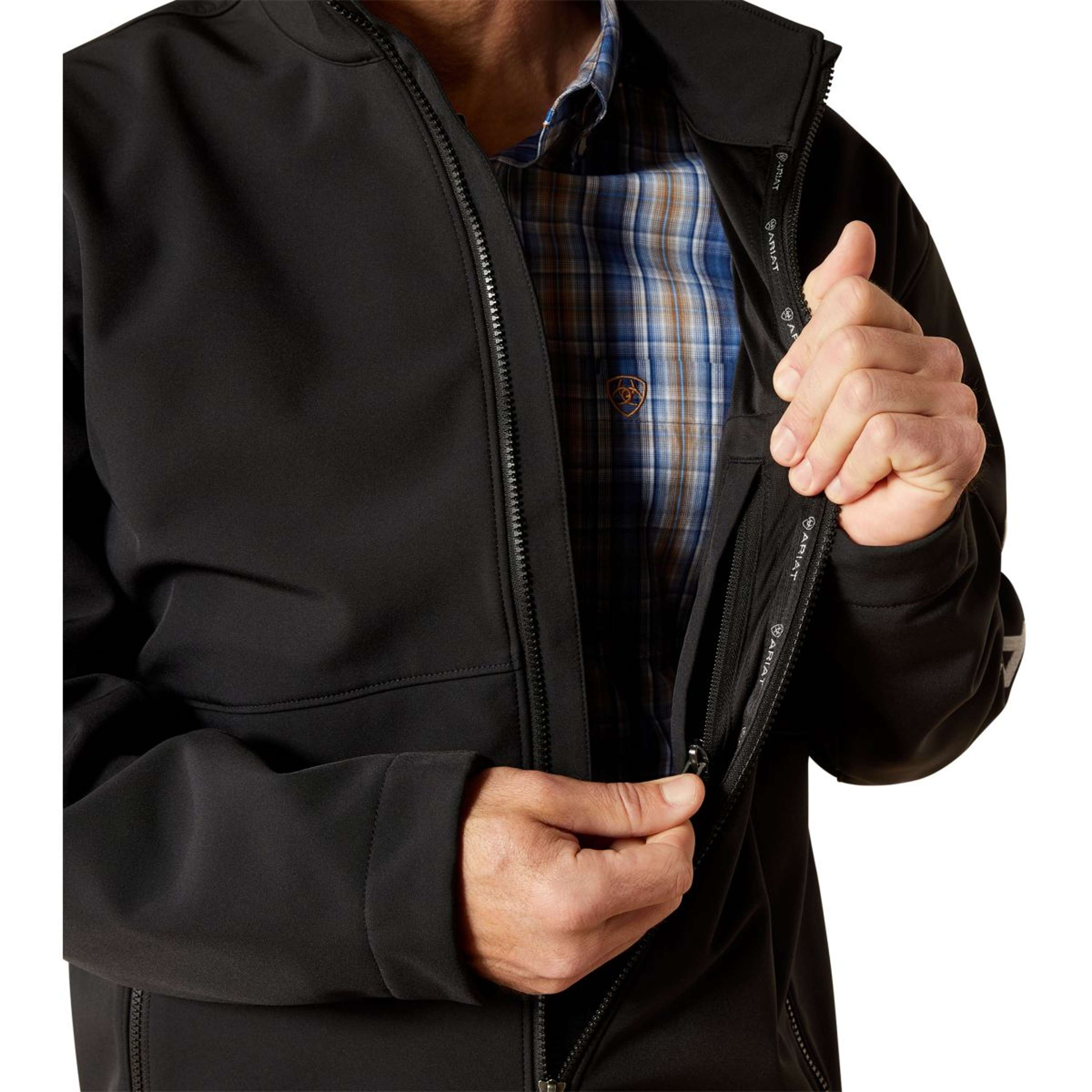 Ariat Gilet Softshell Logo Uomini Nero
