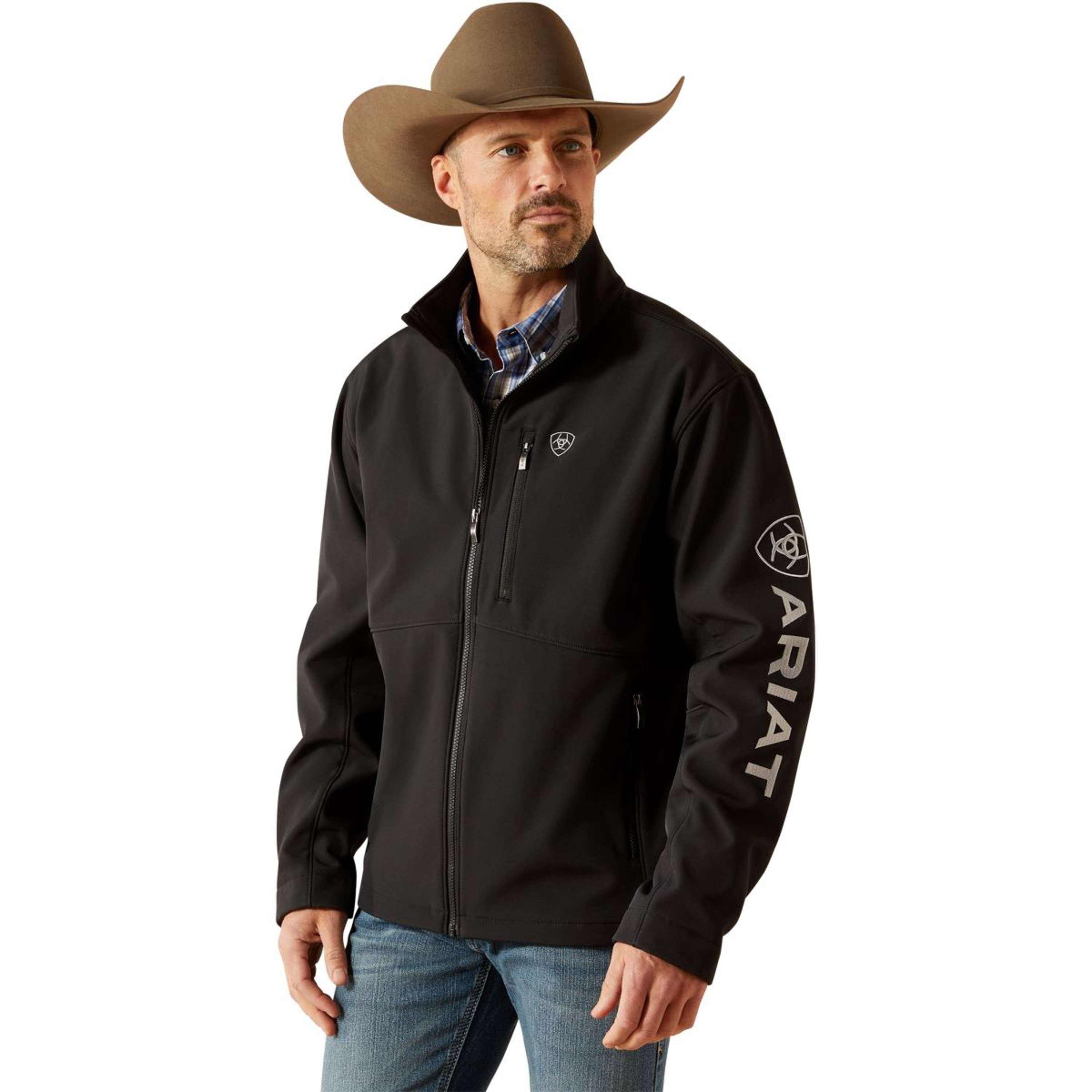 Ariat Gilet Softshell Logo Uomini Nero