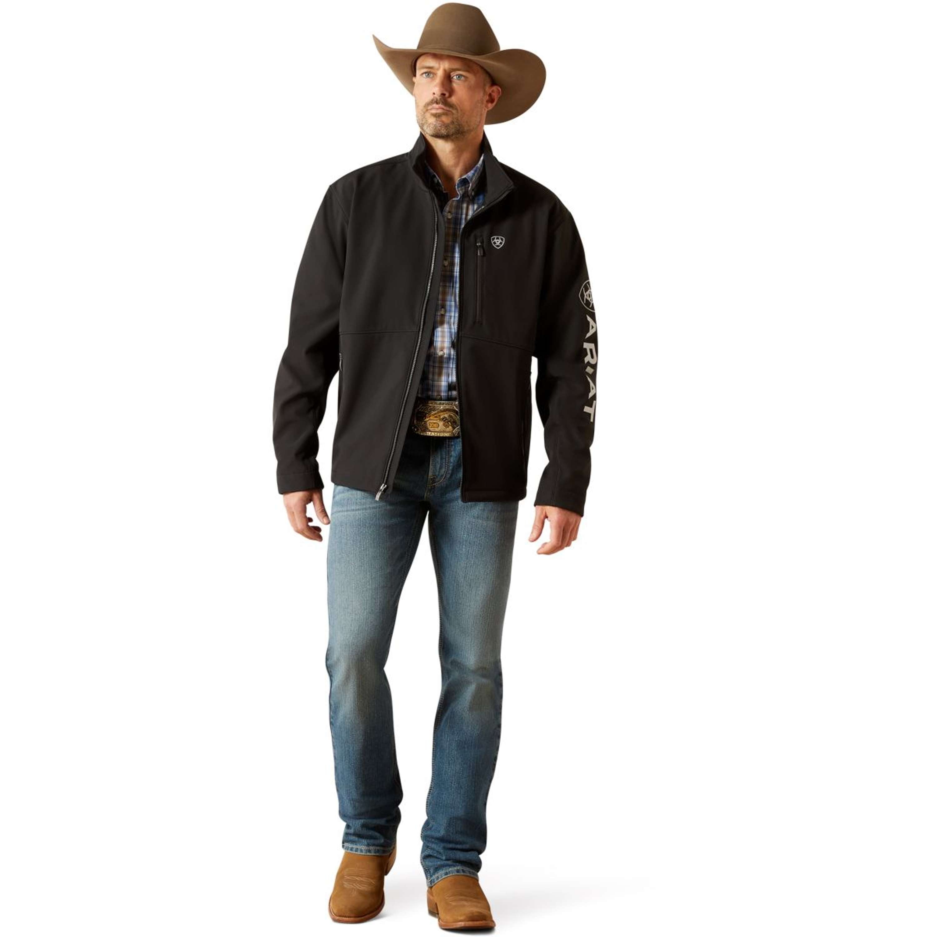 Ariat Gilet Softshell Logo Uomini Nero