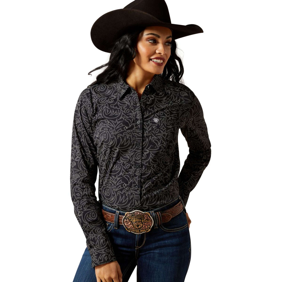 Ariat Blusa Kirby Donne Nero