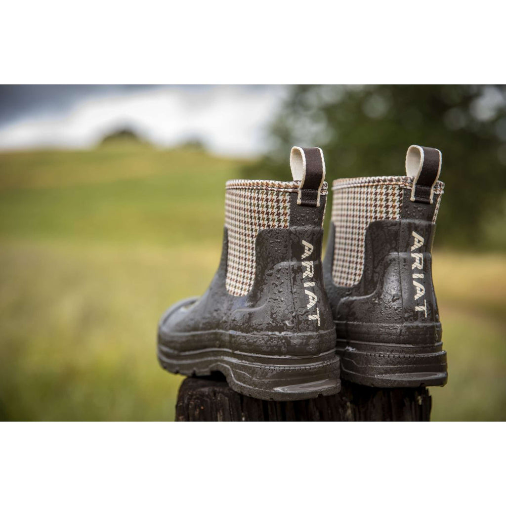 Ariat Stivaletti Kelmarsh Shortie Donne Chocolate/Tan Twill