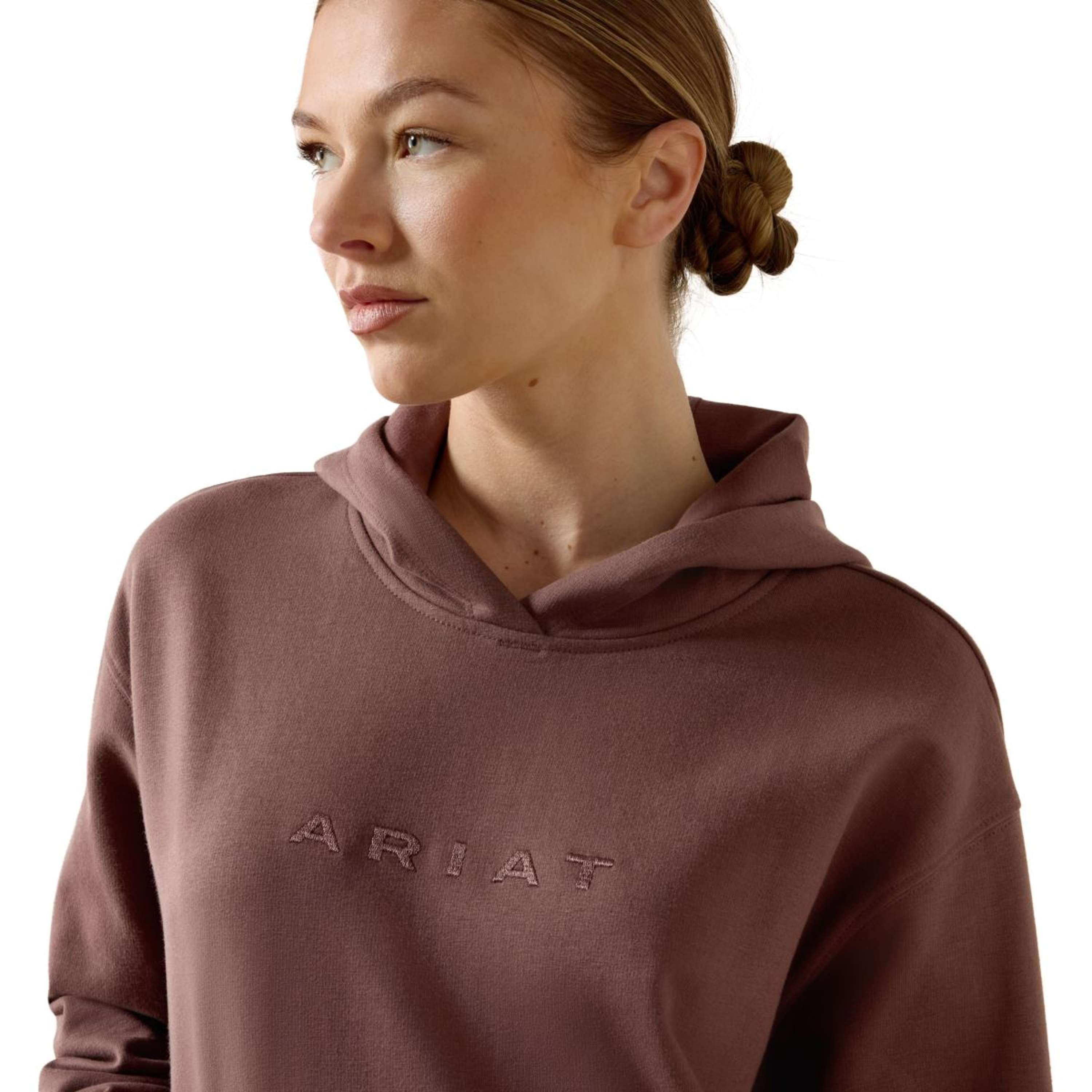 Ariat Felpa con cappuccio Martine Donne Peppercorn