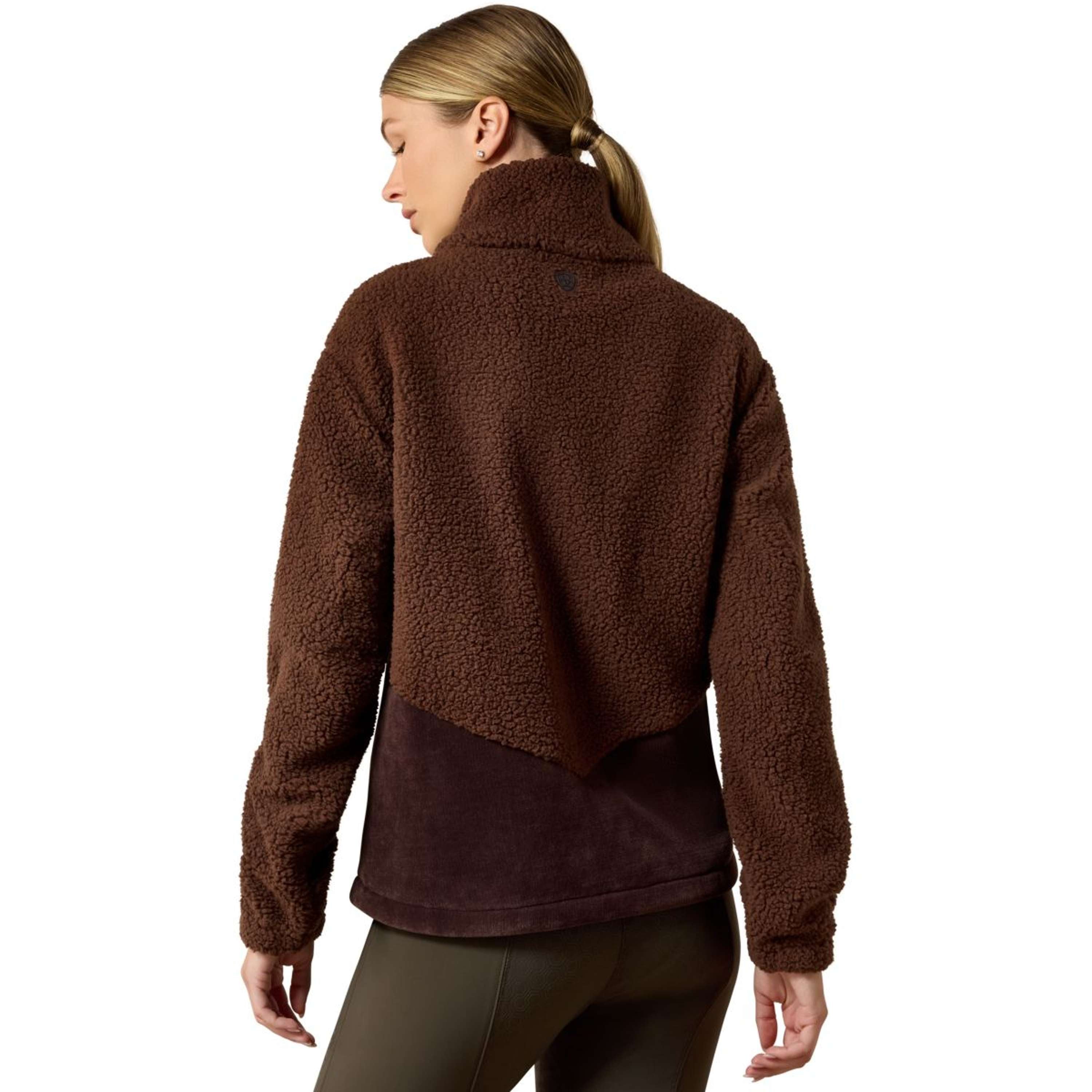Ariat Felpa con cappuccio e zip Laviolette Donne Chocolate Plum