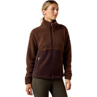 Ariat Felpa con cappuccio e zip Laviolette Donne Chocolate Plum