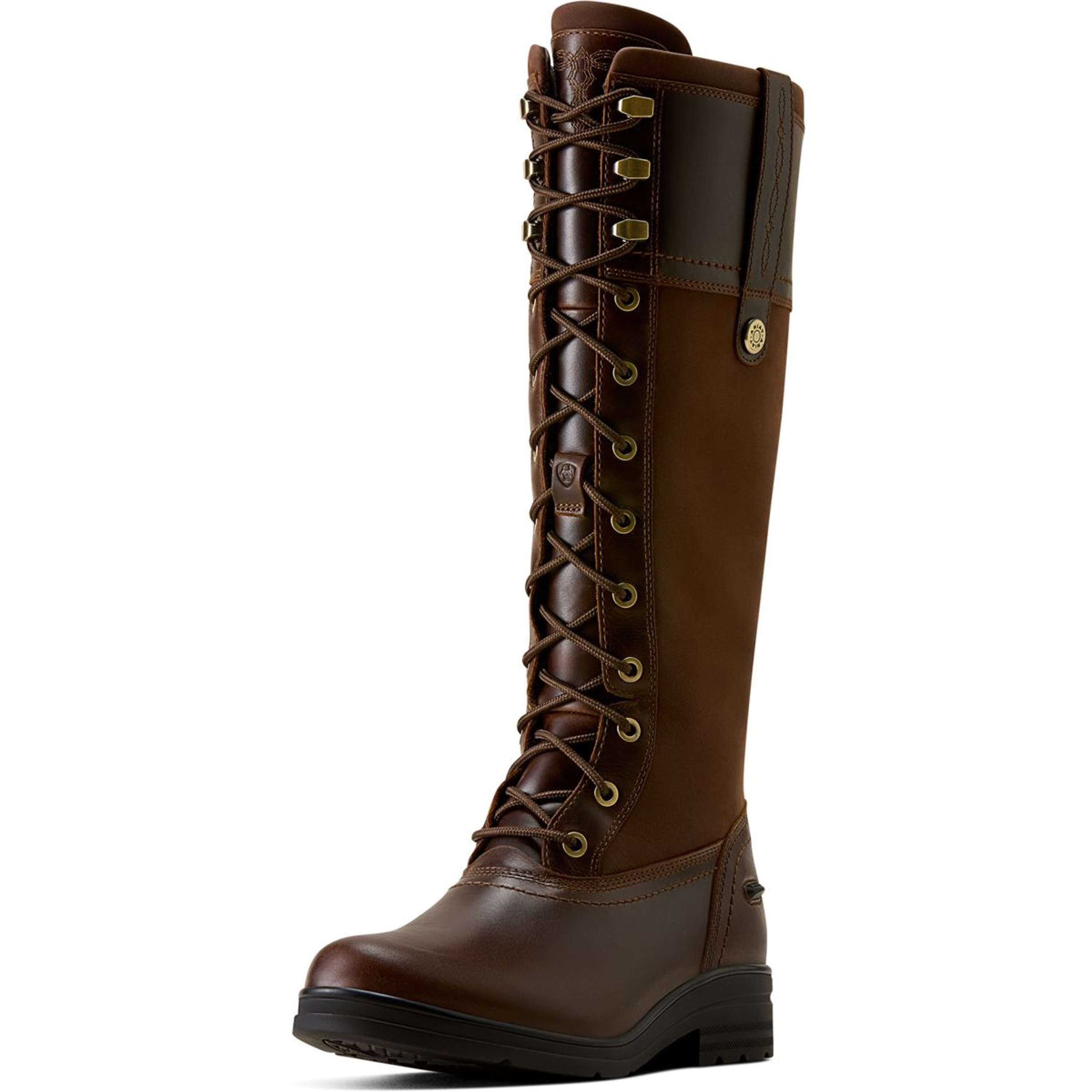 Ariat Stivali da Equitazione Invernali Wythburn H2O Donne Tabacco Brown