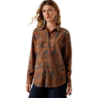 Ariat Blusa Homestyle Donne Marrone