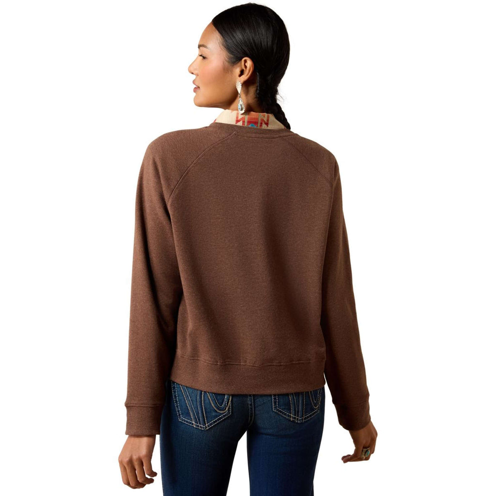 Ariat Maglione Essential Crew Donne Chicory Coffee