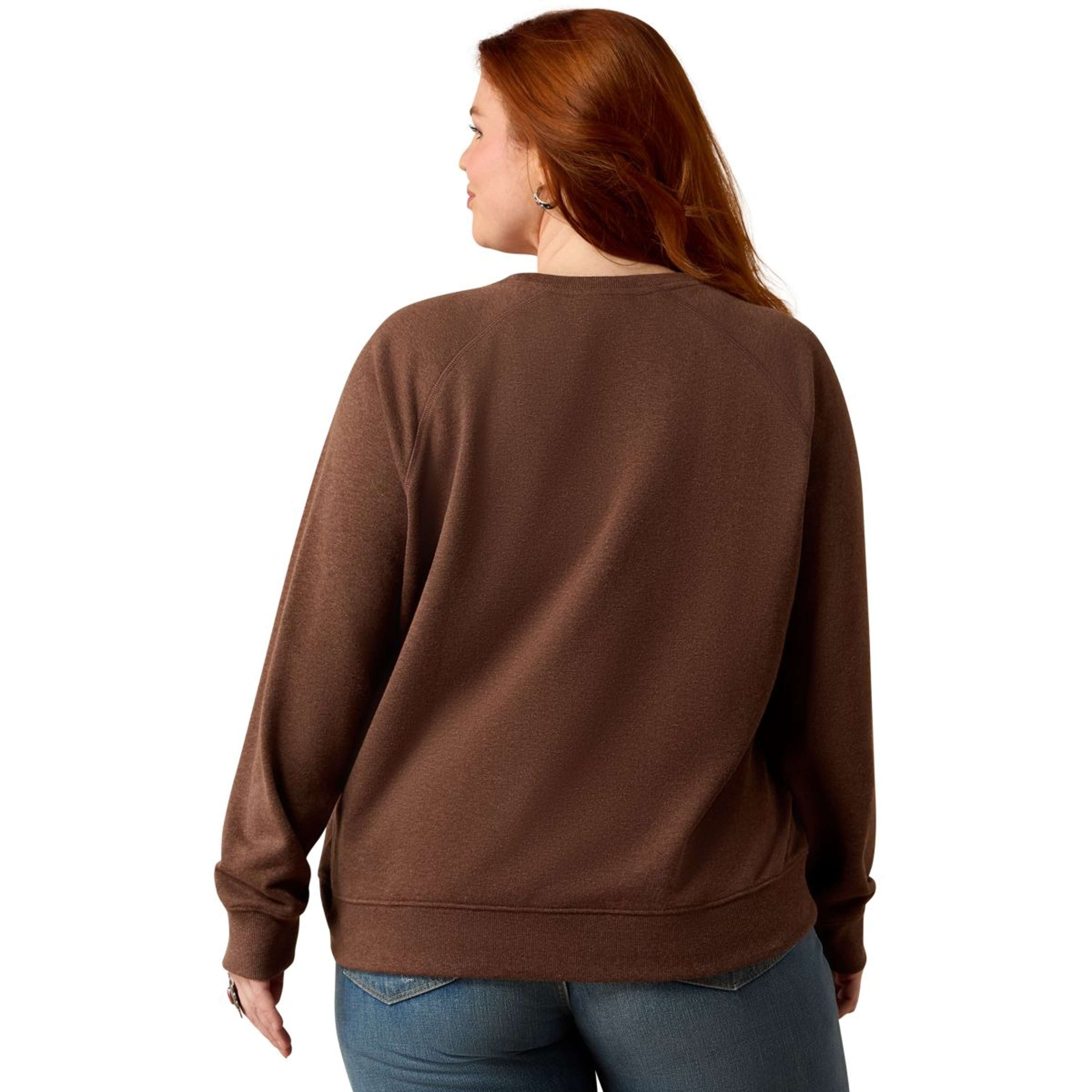 Ariat Maglione Essential Crew Donne Chicory Coffee