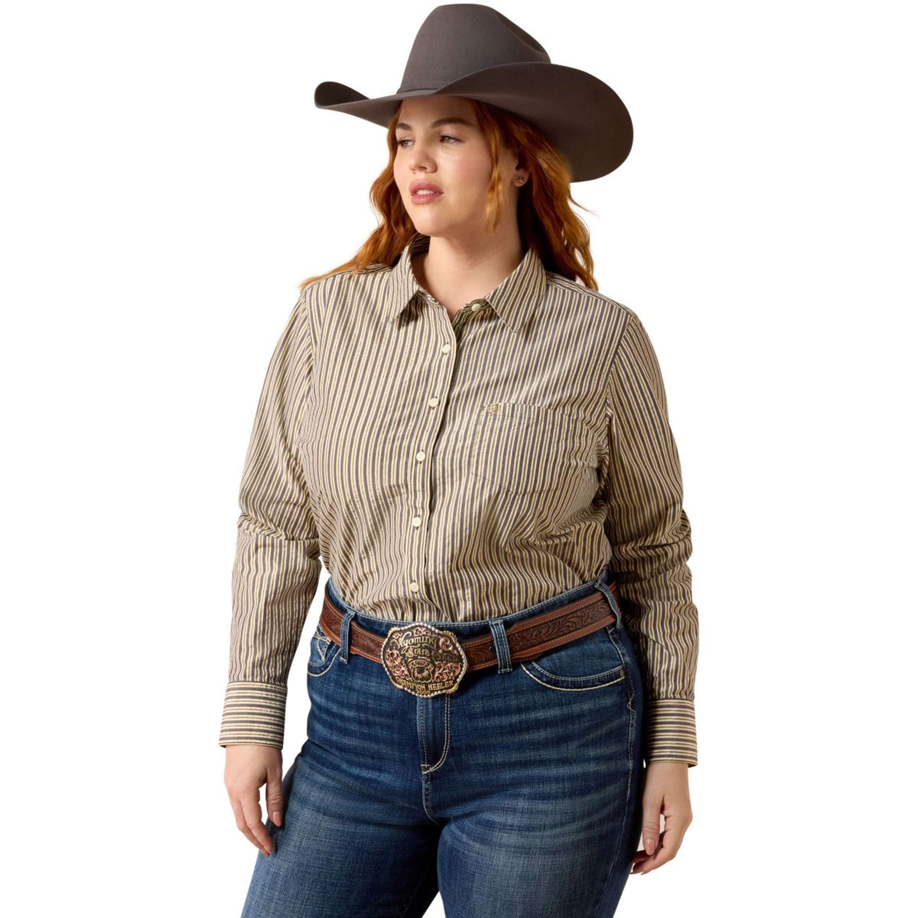 Ariat Blusa Kirby Donne Chocolate Plum