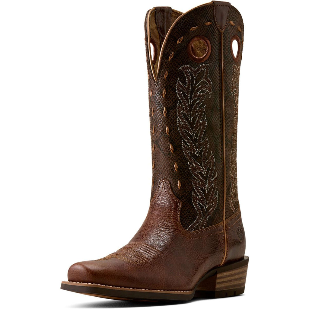 Ariat Stivali Western Lucera NcToe Donne Deepest Tan/Chocolate Snake