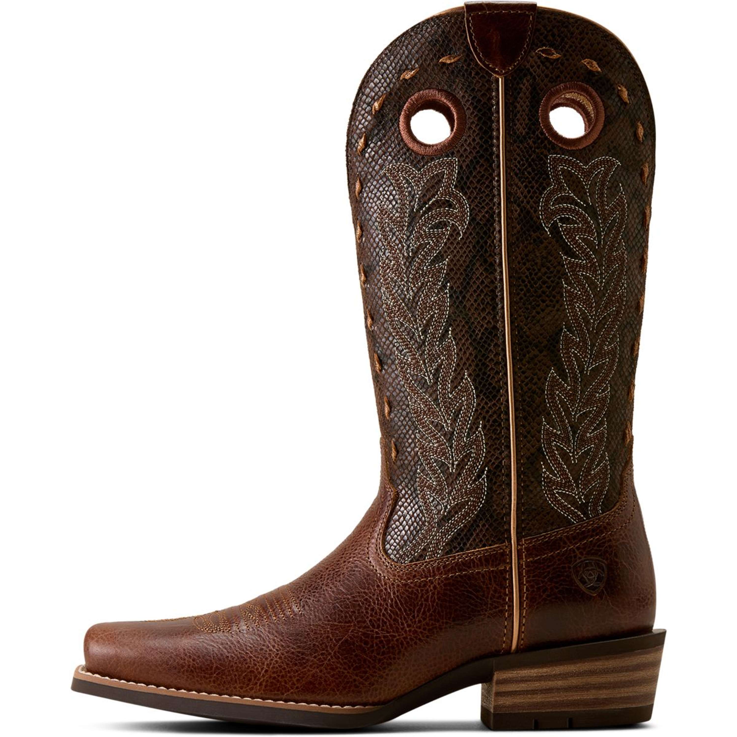 Ariat Stivali Western Lucera NcToe Donne Deepest Tan/Chocolate Snake